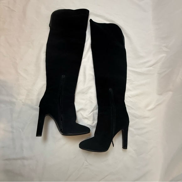 Joie Black Suede Over-the-Knee Boots - Picture 7 of 8
